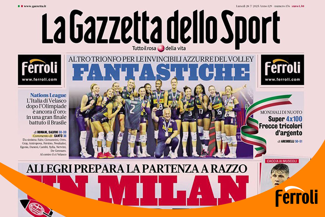 pg电子强势上岸《米兰体育报》头版！